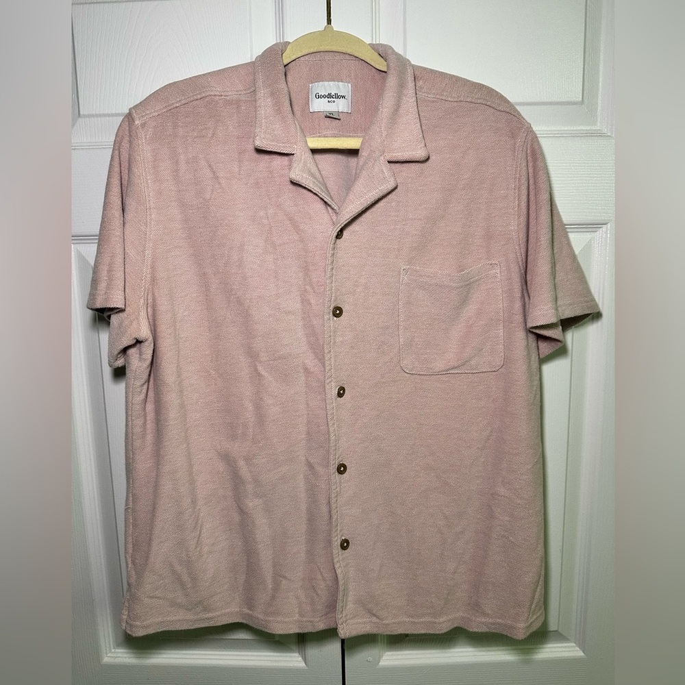 Goodfellow & Co Men’s Short Sleeve Button-Up Shirt - Size XL